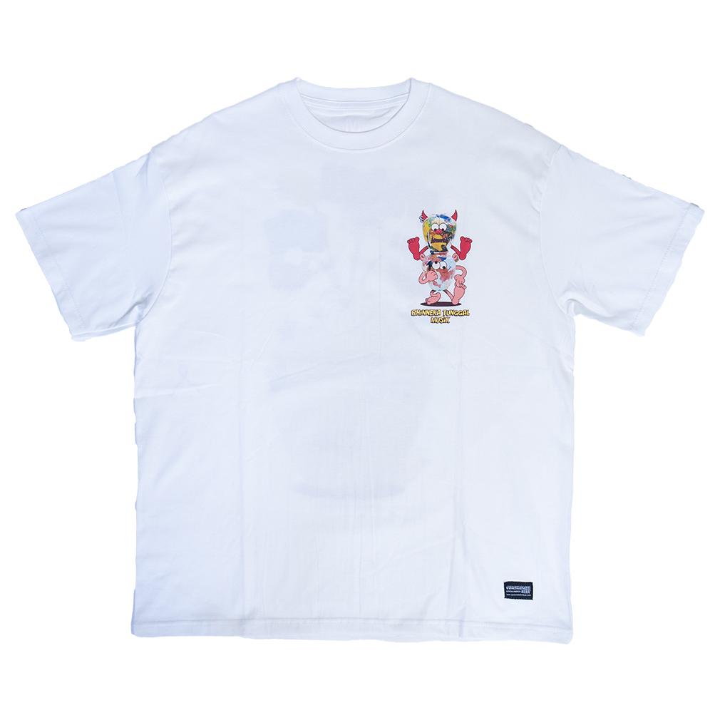 T-shirt - POT BUNGA SF (Putih) 2023