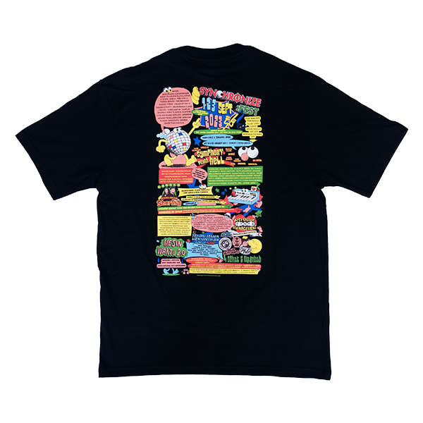 T-shirt - FULL LINE UP SF (Hitam) 2023