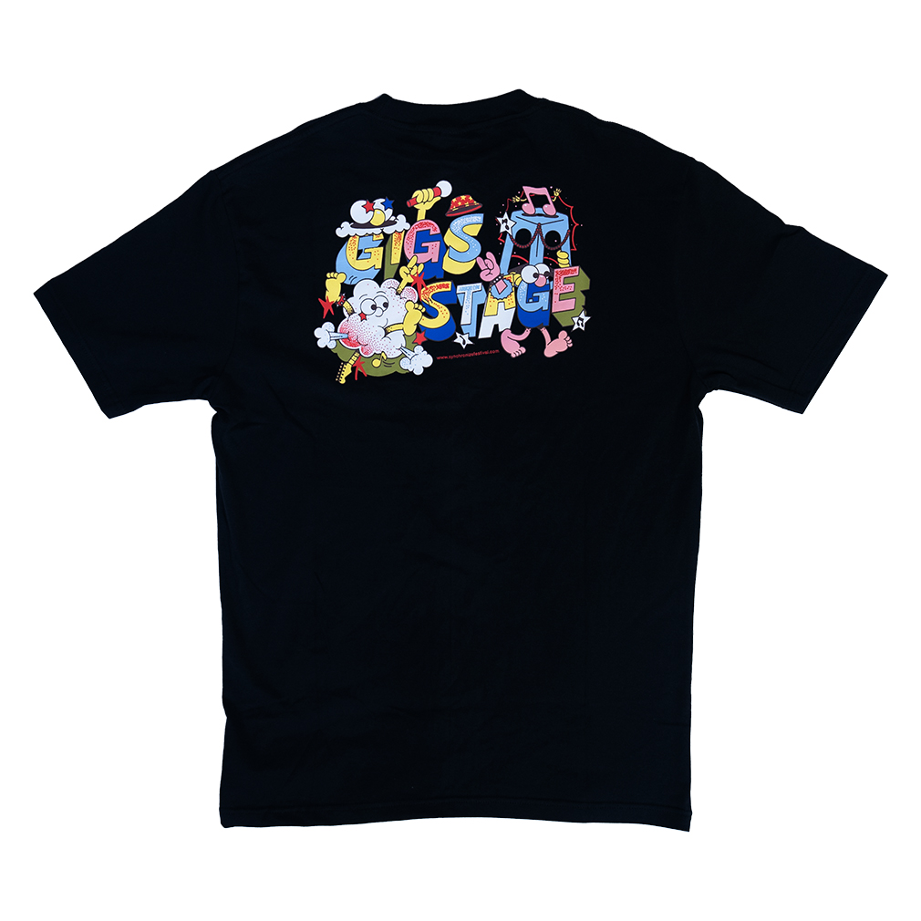 T-shirt - GIGS STAGE SF (Hitam) 2023