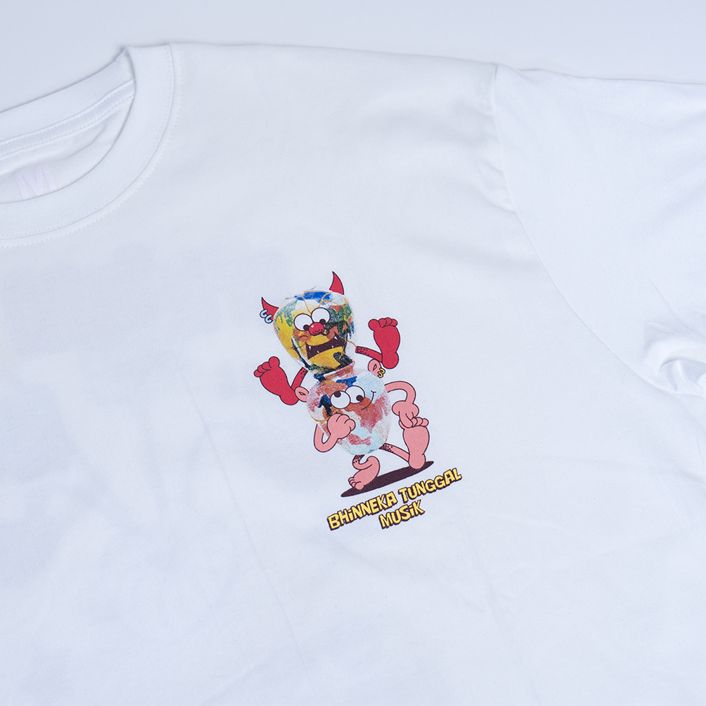 T-shirt - POT BUNGA SF (Putih) 2023